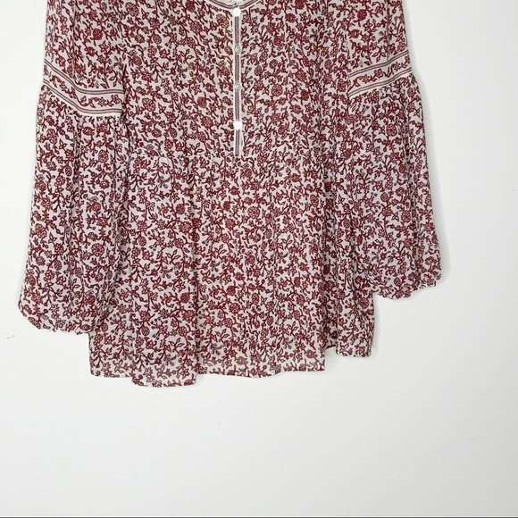 Max STUDIO bohemian style sheer blouse. Size S - Picture 8 of 9